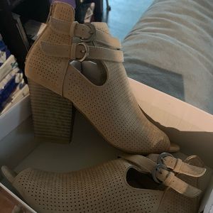 Peep Toe Booties